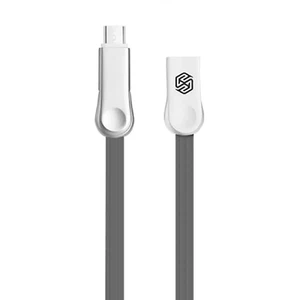 Плоский кабель Nillkin Plus III Grey USB to Micro-USB | USB Type-C 1m - Фото 2