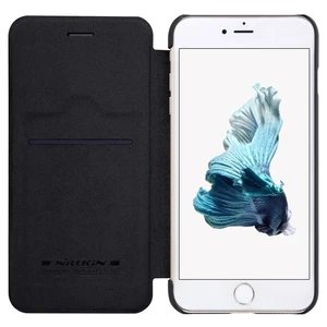 Кожаный чехол-книжка Nillkin Qin Black для iPhone 7 Plus | 8 Plus - Фото 4