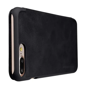 Кожаный чехол-книжка Nillkin Qin Black для iPhone 7 Plus | 8 Plus - Фото 6