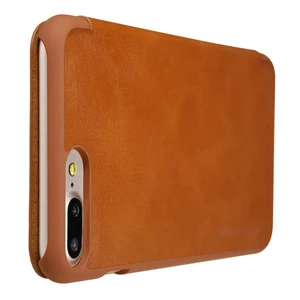 Кожаный чехол-книжка Nillkin Qin Brown для iPhone 7 Plus | 8 Plus - Фото 6
