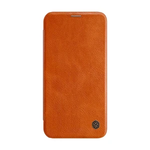 Шкіряний чохол-книжка Nillkin Qin Leather Case Brown для iPhone 12 Pro Max