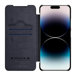 Кожаный чехол-книжка Nillkin Qin Pro Leather Case Black для iPhone 14 Pro - Фото 5