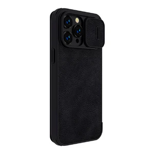 Шкіряний чохол-книжка Nillkin Qin Pro Leather Case Black для iPhone 14 Pro Max - Фото 3