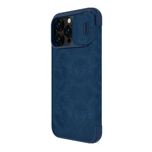 Шкіряний чохол-книжка Nillkin Qin Pro Leather Case Blue для iPhone 14 Pro Max - Фото 4
