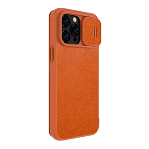 Кожаный чехол-книжка Nillkin Qin Pro Leather Case Brown для iPhone 14 Pro - Фото 3