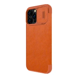 Кожаный чехол-книжка Nillkin Qin Pro Leather Case Brown для iPhone 14 Pro Max - Фото 4