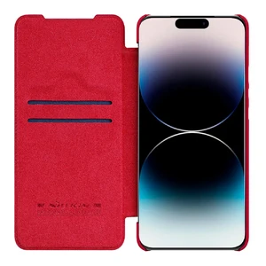 Кожаный чехол-книжка Nillkin Qin Pro Leather Case Red для iPhone 14 Pro Max - Фото 5