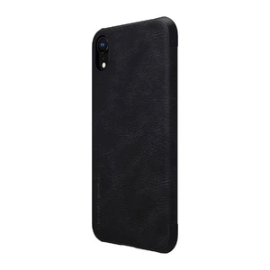Кожаный чехол-книжка Nillkin Qin Series Black для iPhone XR - Фото 3