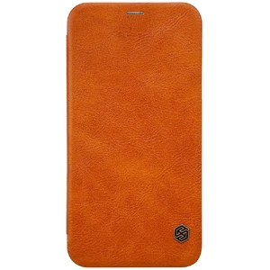 Кожаный чехол-книжка Nillkin Qin Series Brown для iPhone X | XS - Фото 2