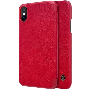 Шкіряний чохол-книжка Nillkin Qin Series Red для iPhone X | XS  - Фото 1
