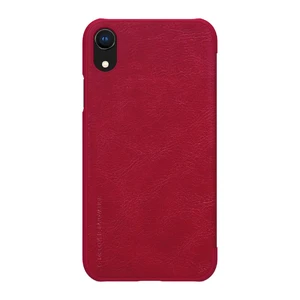 Кожаный чехол-книжка Nillkin Qin Series Red для iPhone XR  - Фото 1