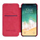 Кожаный чехол-книжка Nillkin Qin Series Red для iPhone XS Max - Фото 3