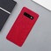 Кожаный чехол-книжка Nillkin Qin Series Red для Samsung Galaxy S10 Plus - Фото 4