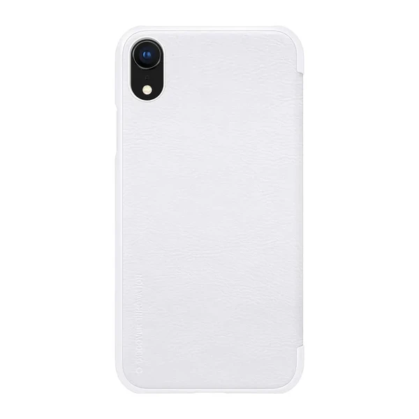 Шкіряний чохол-книжка Nillkin Qin Series White для iPhone XR у Рівному