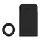 Магнитная подставка Nillkin SnapBase MagSafe Silicone Black для iPhone 14 | 13 | 12 - Фото 2