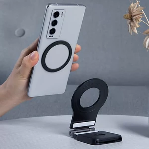 Магнитный держатель MagSafe для iPhone/телефона с подставкой Nillkin SnapFlex Mount Black - Фото 3