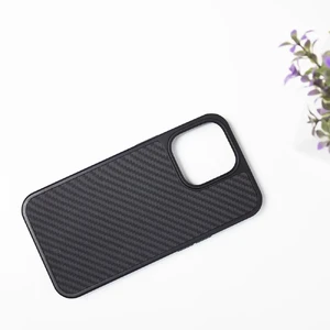 Черный карбоновый чехол Nillkin Synthetic Fiber Series для iPhone 13 Pro - Фото 6