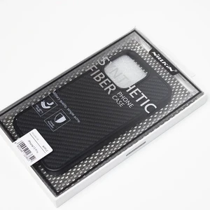 Черный карбоновый чехол Nillkin Synthetic Fiber Series для iPhone 13 Pro - Фото 9