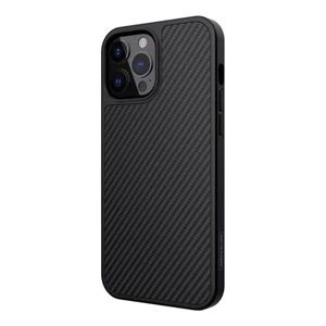 Чорний карбоновий чохол Nillkin Synthetic Fiber Series для iPhone 13 Pro Max - Фото 3