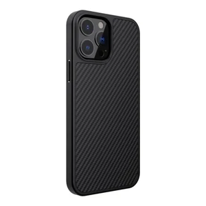 Чорний карбоновий чохол Nillkin Synthetic Fiber Series для iPhone 13 Pro Max - Фото 5