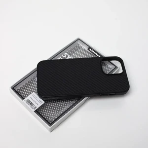 Чорний карбоновий чохол Nillkin Synthetic Fiber Series для iPhone 13 Pro Max - Фото 6