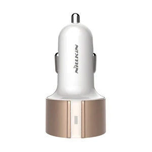 Автозарядка Nillkin Vigor Dual Port USB Gold - Фото 2