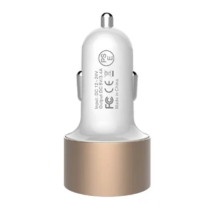 Автозарядка Nillkin Vigor Dual Port USB Gold - Фото 3
