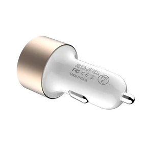 Автозарядка Nillkin Vigor Dual Port USB Gold - Фото 5
