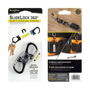 Карабин Nite Ize SlideLock 360° Magnetic Locking Dual Carabiner - Фото 3