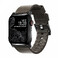 Кожаный ремешок Nomad Active Strap Black Hardware Brown для Apple Watch 44 | 42mm Series 5 | 4  - Фото 1