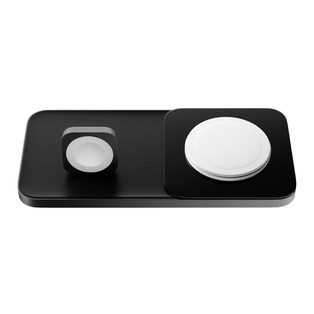Бездротова зарядка Nomad Base One Max MagSafe Charger Carbide для iPhone | Apple Watch