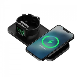 Бездротова зарядка Nomad Base One Max MagSafe Charger Carbide для iPhone | Apple Watch - Фото 6