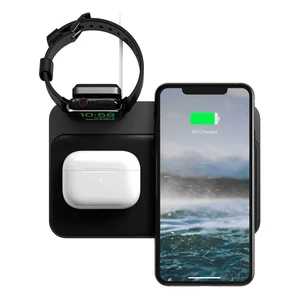 Бездротова зарядка Nomad Base Station Apple Watch Mount Edition 5-в-1 для iPhone + EU адаптер - Фото 2