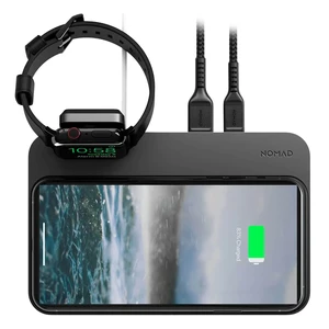 Бездротова зарядка Nomad Base Station Apple Watch Mount Edition 5-в-1 для iPhone + EU адаптер - Фото 3