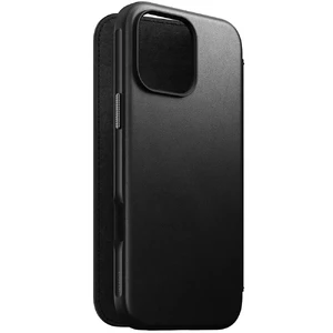 Черный кожаный чехол-фолио Nomad Modern Leather MagSafe для iPhone 16 Pro Max - Фото 8