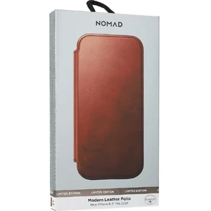 Коричневий шкіряний чохол-фоліо Nomad Modern Leather MagSafe для iPhone 16 Pro - Фото 8