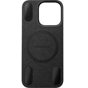 Черный кожаный чехол Nomad Magnetic Leather Back для iPhone 16 Pro - Фото 3