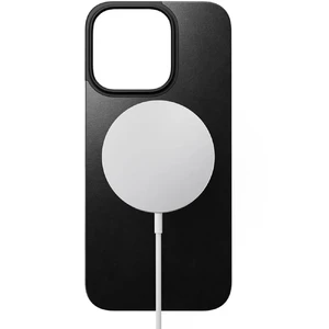 Черный кожаный чехол Nomad Magnetic Leather Back для iPhone 16 Pro Max - Фото 4
