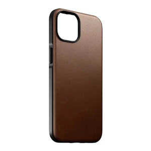 Шкіряний чохол Nomad Modern Leather Case MagSafe Brown для iPhone 14 | 13 - Фото 2