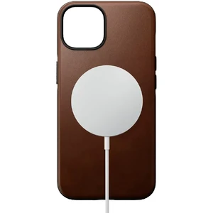 Шкіряний чохол Nomad Modern Leather Case MagSafe Brown для iPhone 14 | 13 - Фото 5