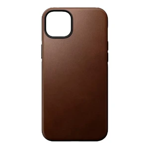 Кожаный чехол Nomad Modern Leather Case MagSafe Brown для iPhone 14 Plus  - Фото 1