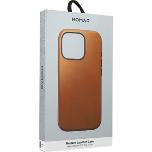 Світло-коричневий шкіряний чохол Nomad Modern Leather MagSafe для iPhone 16 Pro - Фото 2