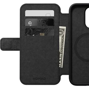 Шкіряний чохол Nomad Modern Leather Folio Black для iPhone 15 Pro - Фото 4