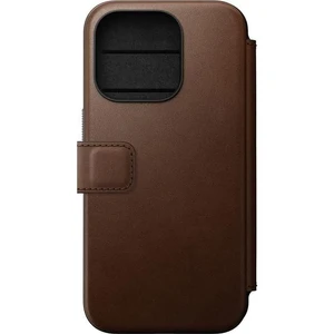 Шкіряний чохол Nomad Modern Leather Brown для iPhone 15 Pro - Фото 4