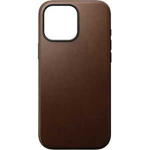 Шкіряний чохол Nomad Modern Leather MagSafe для iPhone 16 Pro темно-коричневий 856500016962 - Фото 1