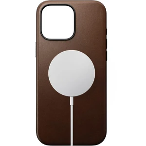 Шкіряний чохол Nomad Modern Leather MagSafe для iPhone 16 Pro темно-коричневий - Фото 3