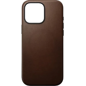 Шкіряний чохол Nomad Modern Leather MagSafe для iPhone 16 Pro темно-коричневий - Фото 4
