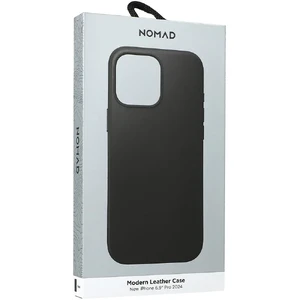 Черный кожаный чехол Nomad Modern Leather MagSafe для iPhone 16 Pro Max - Фото 7