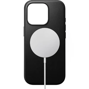 Черный кожаный чехол Nomad Modern Leather MagSafe для iPhone 16 Pro Max - Фото 3