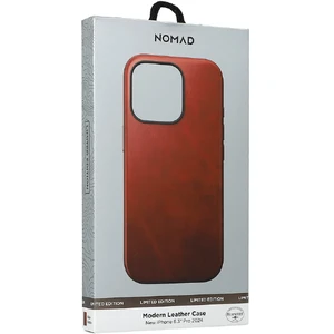 Бронзовий шкіряний чохол Nomad Modern Leather MagSafe для iPhone 16 Pro - Фото 7